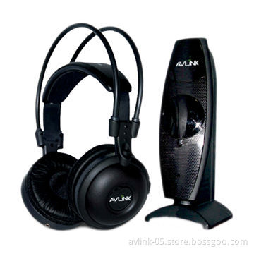 Virtual 5.1CH Home Audio System Wireless Headphones with Built-in 40mm Mylar Speaker